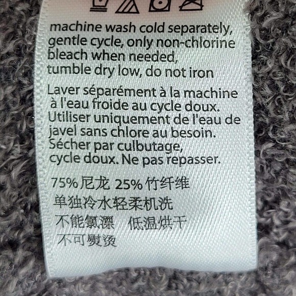 Barefoot Dreams Cozy Chic Lite Relaxed Gray # 903 Medium Cardigan Sweater - Picture 4 of 9